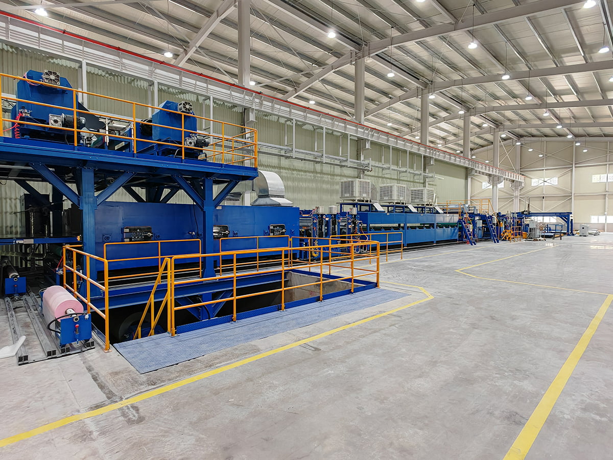 خط إنتاج رغوة البولي إيثيلين والصلب